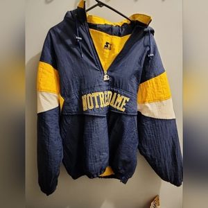 Vintage Starter Notre Dame quarter zip pullover
